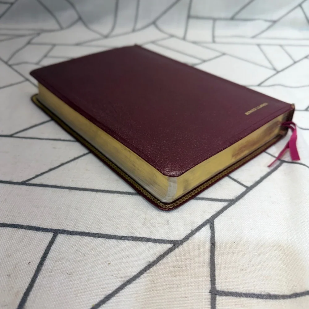 Thomas Nelson Holy Bible NKJV Burgundy Leather Possibility Thinkers Edition 1984